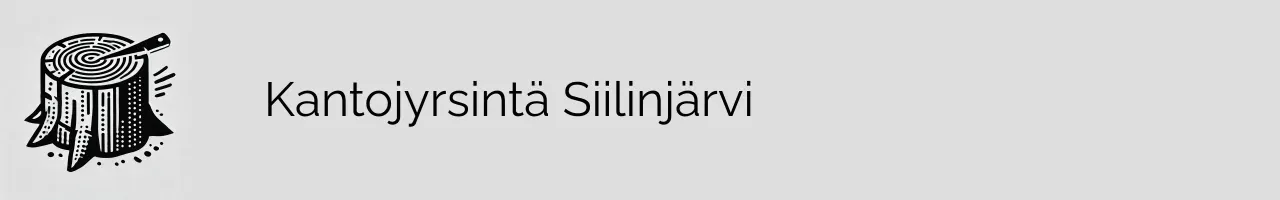 Kantojyrsintä Siilinjärvi