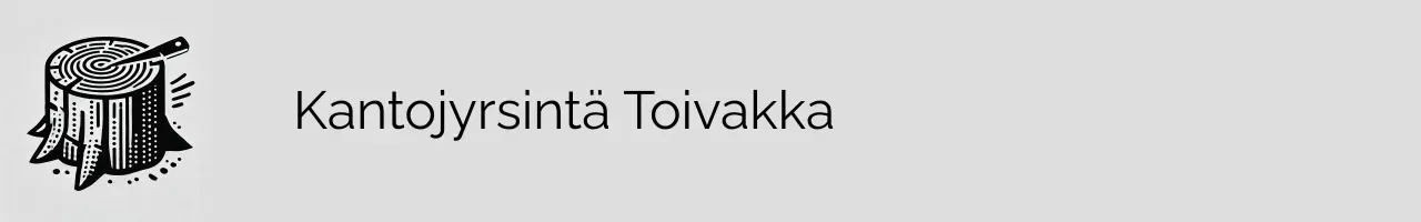 Kantojyrsintä Toivakka
